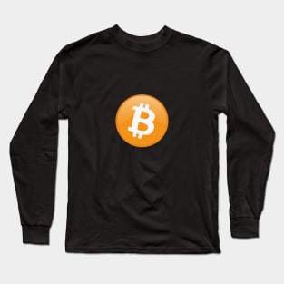 Button Bitcoin Long Sleeve T-Shirt